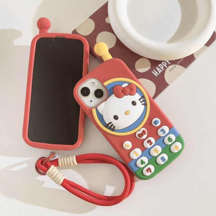 Three-dimensional KT cat big brother cell phone case - Leokee case