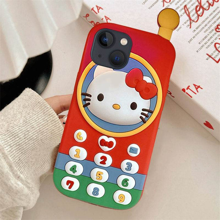 Three-dimensional KT cat big brother cell phone case - Leokee case