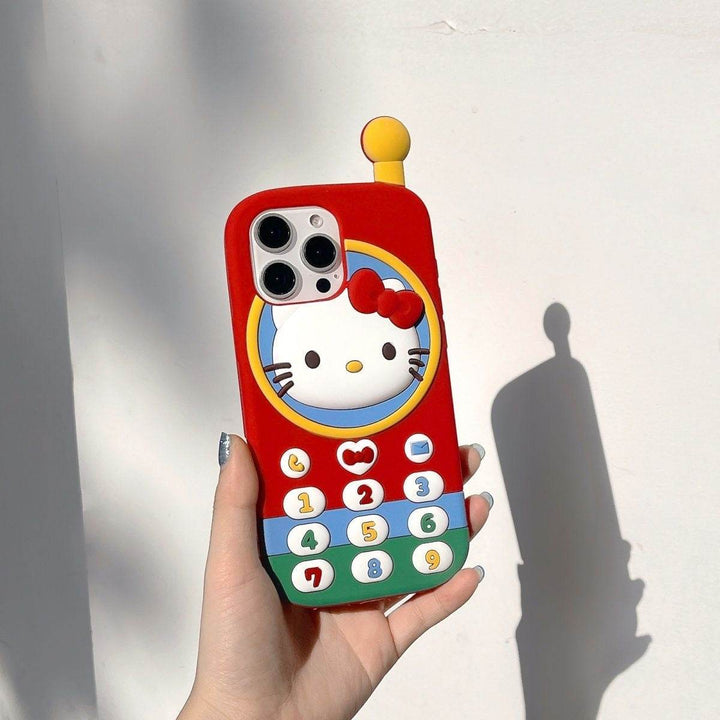 Three-dimensional KT cat big brother cell phone case - Leokee case