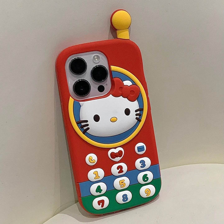 Three-dimensional KT cat big brother cell phone case - Leokee case