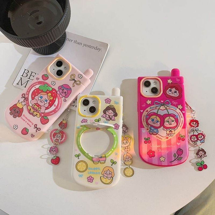 Love Flip Mirror Big Brother Phone Case - Leokee case