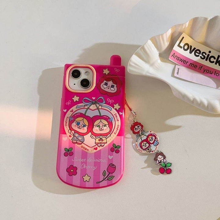 Love Flip Mirror Big Brother Phone Case - Leokee case