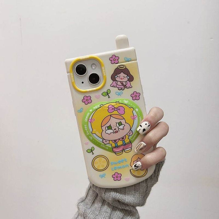 Love Flip Mirror Big Brother Phone Case - Leokee case