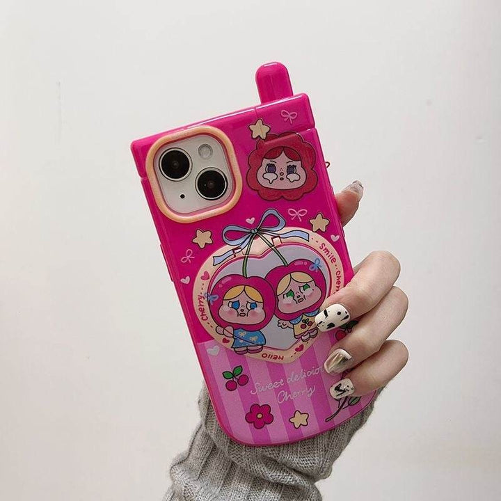 Love Flip Mirror Big Brother Phone Case - Leokee case