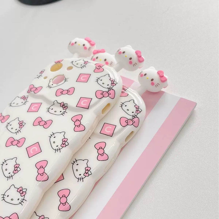 Pink Bow KT Cat Phone Case - Leokee case