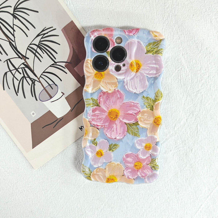 Oil Painting Flower Phone Case - Leokee case