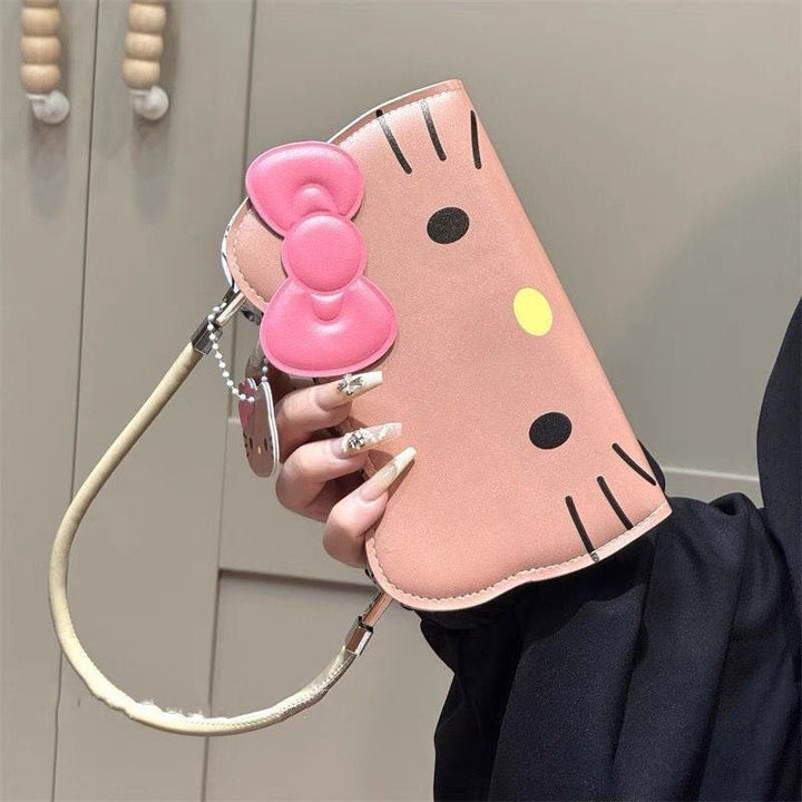 Cartoon Folding Flip KT Cat Phone Case - Leokee case