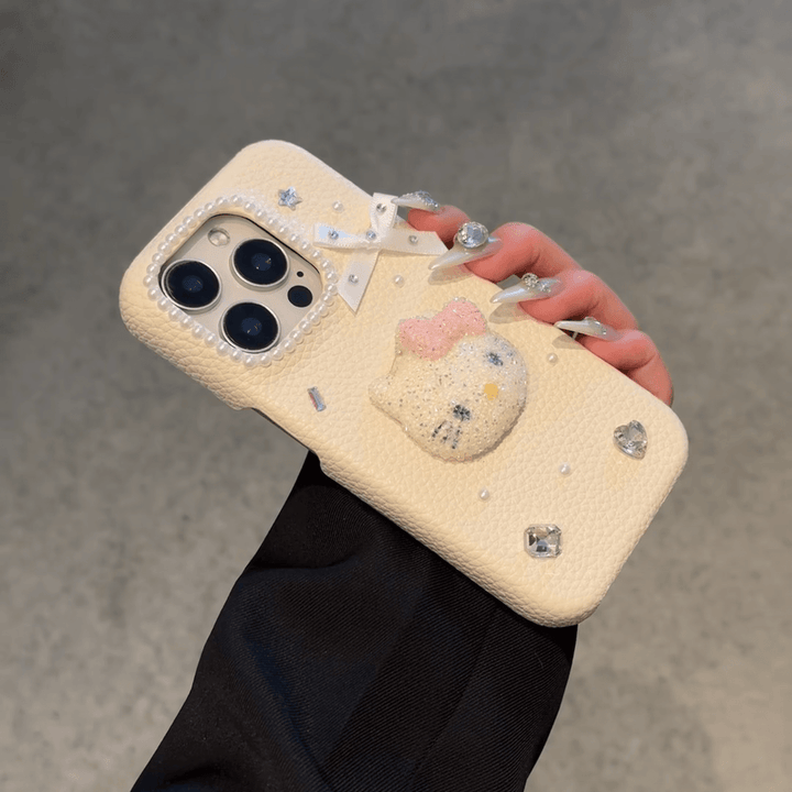 Drilling kt cat cell phone case - Leokee case