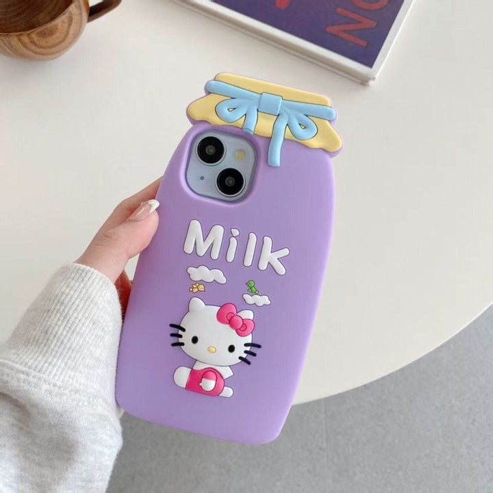 KT Cat Milk Bottle Phone Case - Leokee case