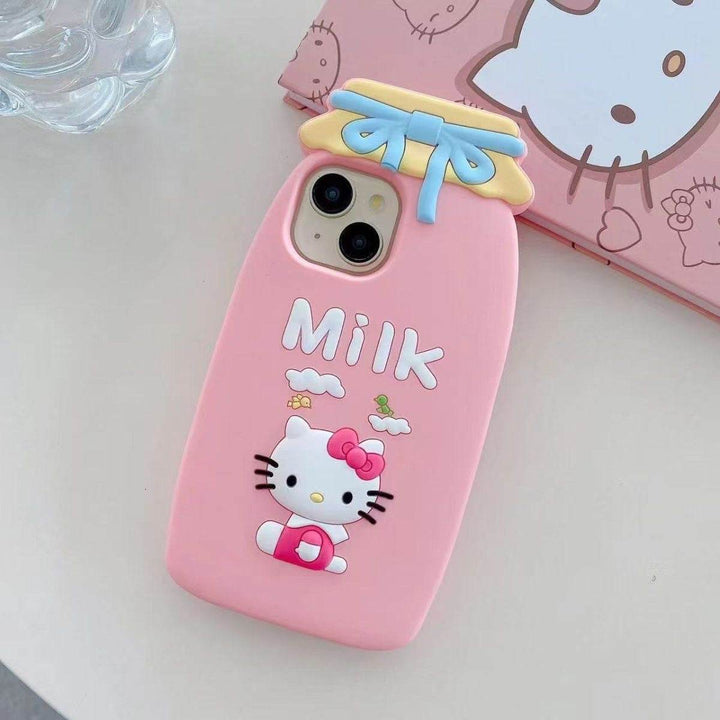 KT Cat Milk Bottle Phone Case - Leokee case