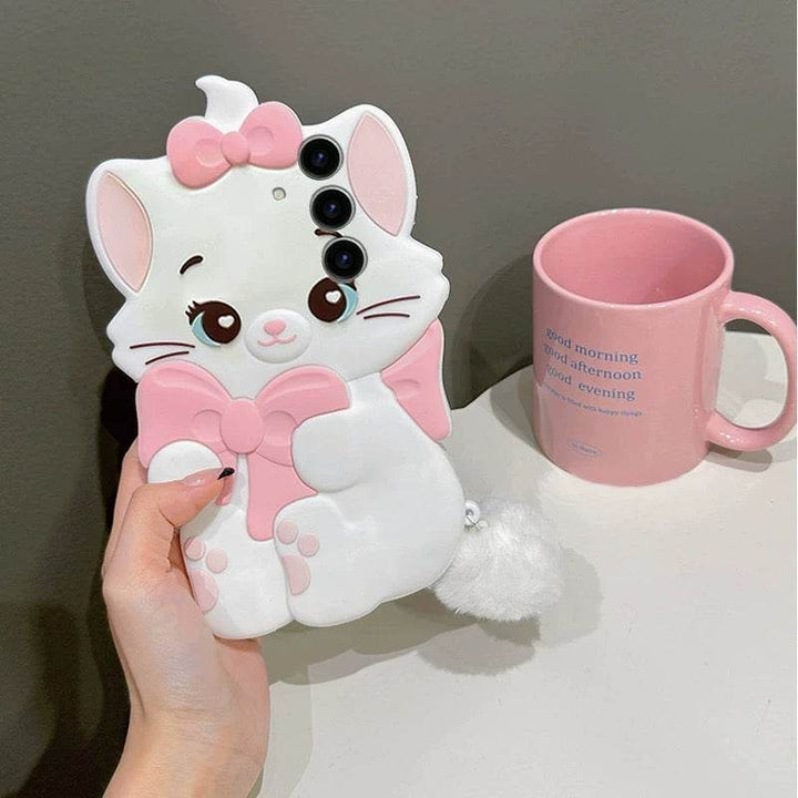 Three-dimensional cartoon Mary cat OPPO VIVO phone case - Leokee case