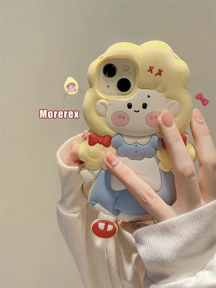 Cute Mini Girl iPhone Case - Leokee case