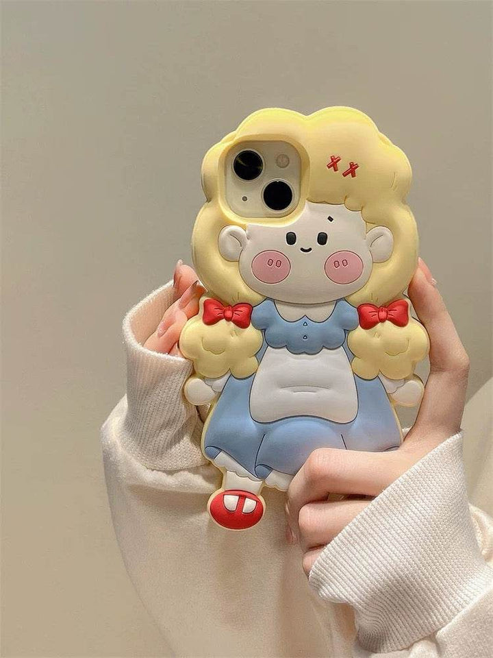 Cute Mini Girl iPhone Case - Leokee case