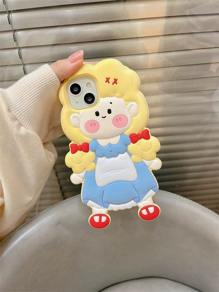 Cute Mini Girl iPhone Case - Leokee case