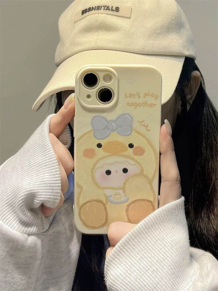 Cute Duckling iPhone Case - Leokee case