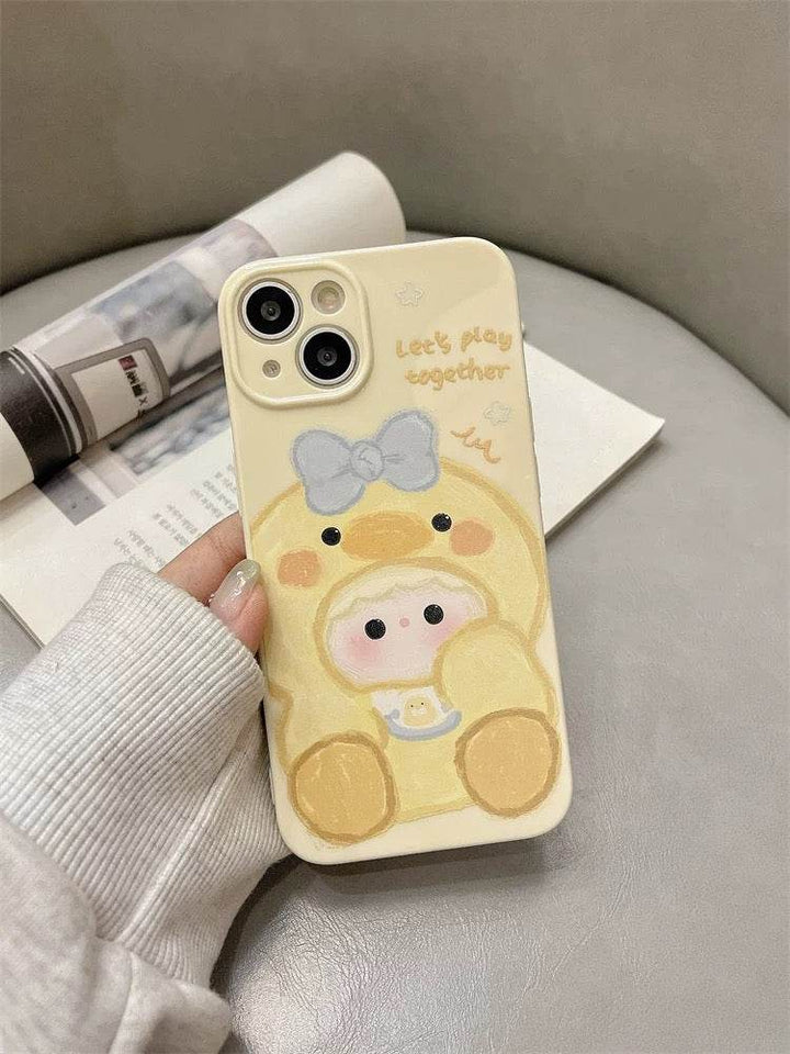 Cute Duckling iPhone Case - Leokee case