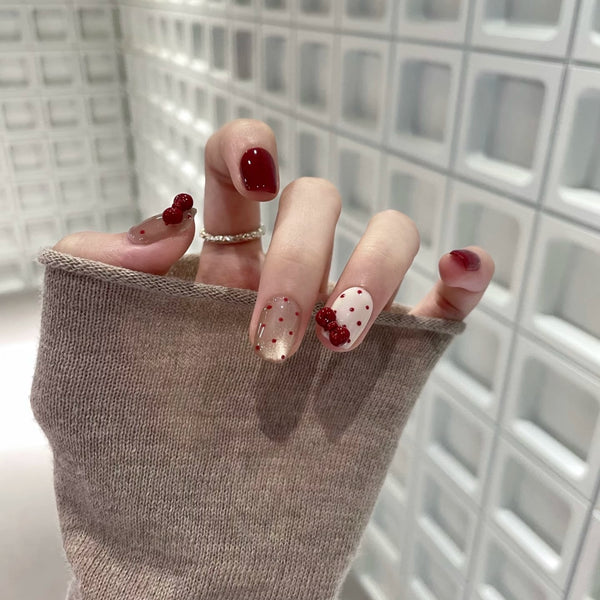 Red polka dots wear armor