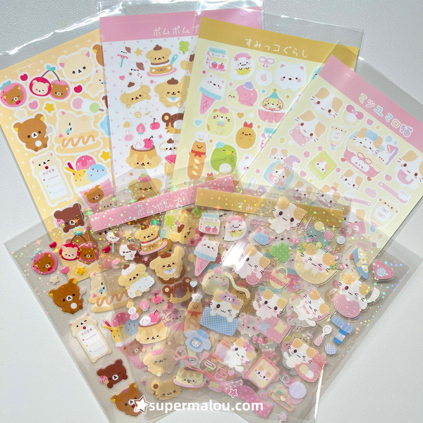 Rilakkuma Sumikko Gurashi Mashumaro Pompompurin Sticker