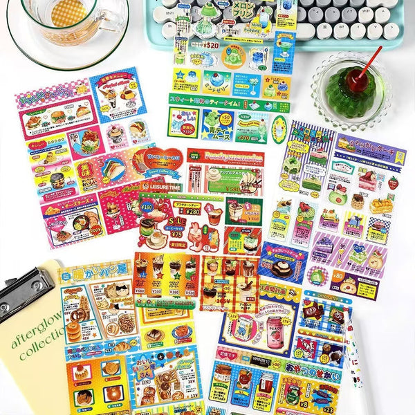 Showa Canteen Series Dessert Stickers