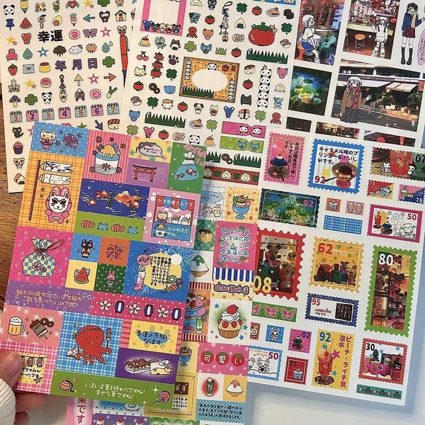 Stamp Deco Elements Hand drawn Stickers