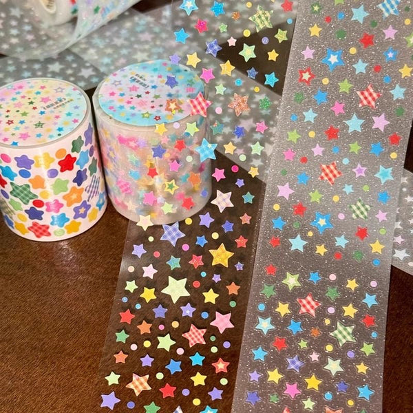 5meter Star Sticker Roll Scrapbook Waterproof Stickers
