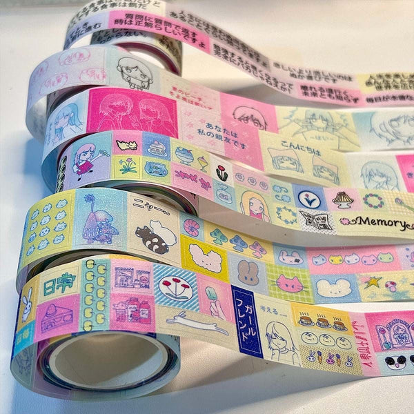 Dream Core Cartoon Avatar Sticker Roll
