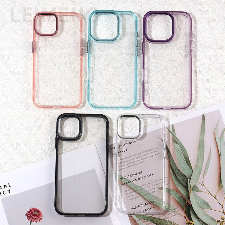 Simple and transparent phone case that can be customized - Leokee case