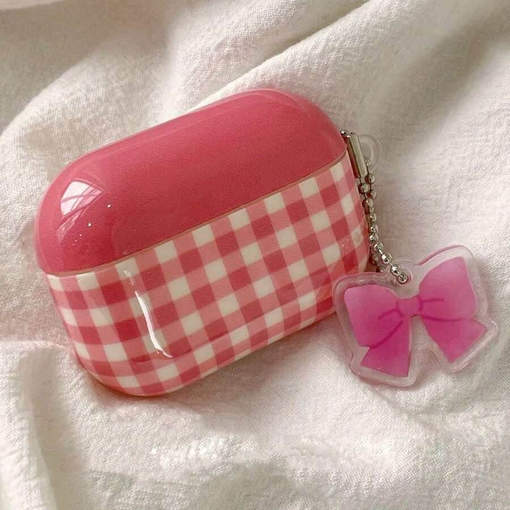 Apple Minimalist Striped Plaid Pattern Airpods Pro 2 Wireless Earphones Protective Case Compatible With Airpods 3 2 Ipod Earphone Shell Cover - Leokee case