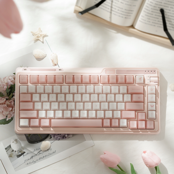 [In Stock] Hane Collection Pearlescent Translucent Dye Sublimation PC Cherry Profile Keycaps