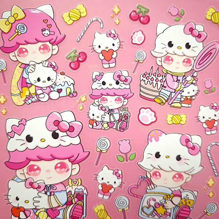 Embossed Sticker/Waterproof and Oil-Proof/DIY Handmade - Leokee case