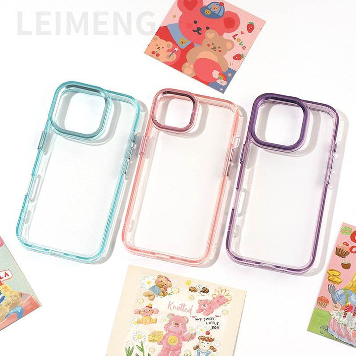 Simple and transparent phone case that can be customized - Leokee case