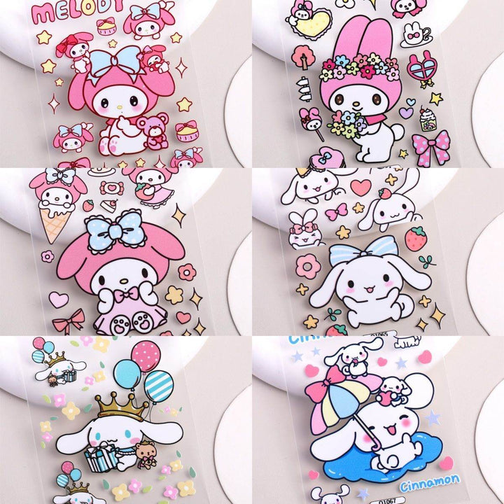 Cute Pink Jelly Stickers ins Good-looking diy 3D Cartoon Super Cute Tablet Camera Notebook - Leokee case