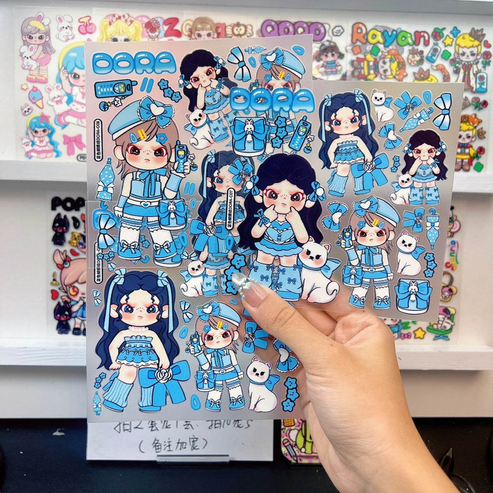 DORA Sticker Series【Matte Embossed Stickers】diy - Leokee case