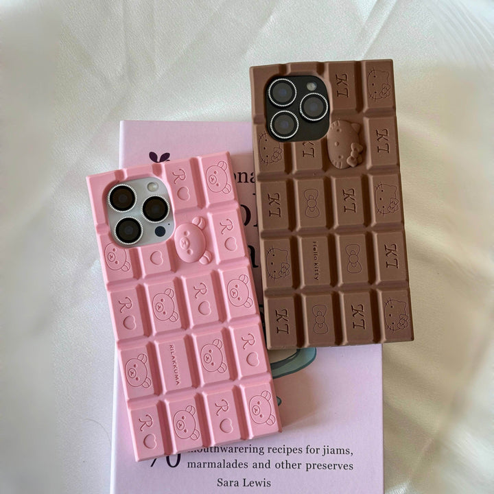 Stereo Chocolate Bear Phone Case - Leokee case