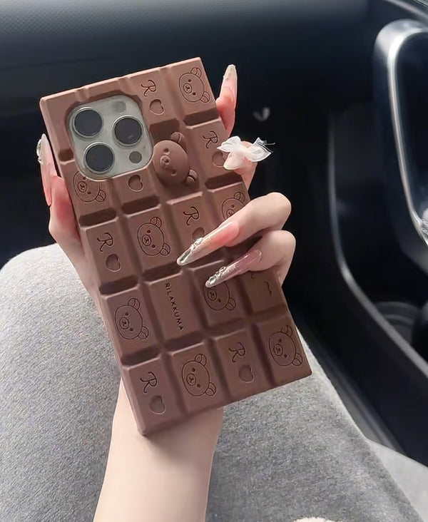 Stereo Chocolate Bear Phone Case