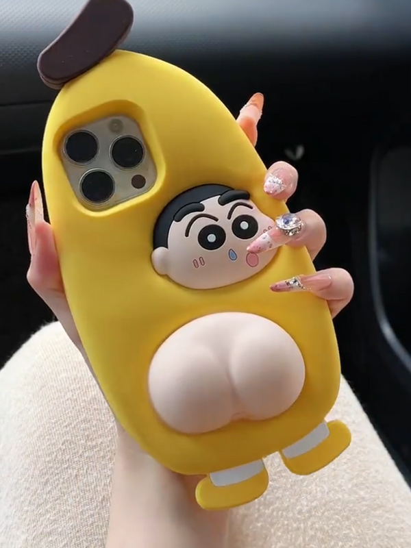 Cartoon Fart Crayon Shin-chan Phone Case