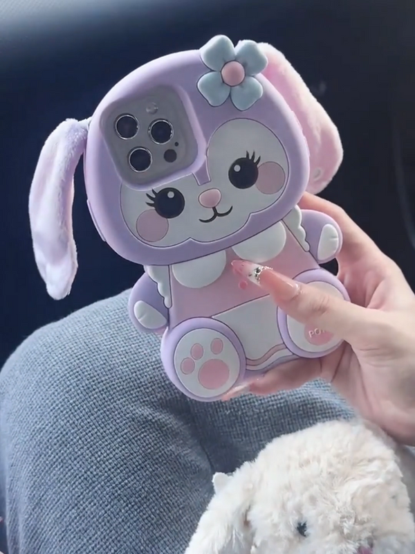 Cartoon Cute Big Ears Bunny Phone Case